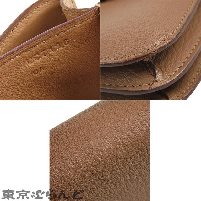 エルメス HERMES コンスタンス3 ミニ U刻 クレ GD金具 シェーブル レディース ショルダーバッグ HERMES（エルメス） コンスタンス 3 ミニ U刻印 ケブラコ ゴールド金具