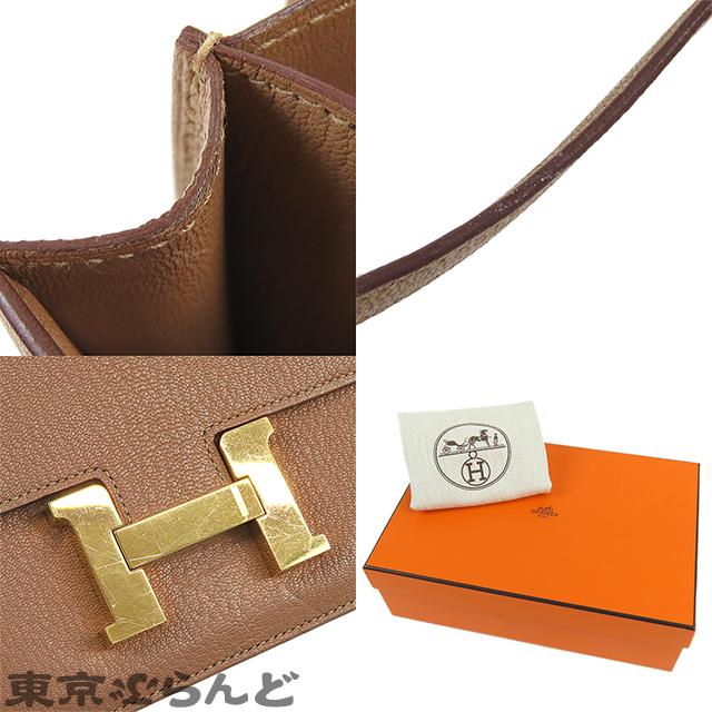 HERMES エルメス ショルダーバッグ コンスタンス3 ミニ ヴェールヴェルティゴ HERMES（エルメス） コンスタンス 3 ミニ U刻印 ケブラコ ゴールド金具