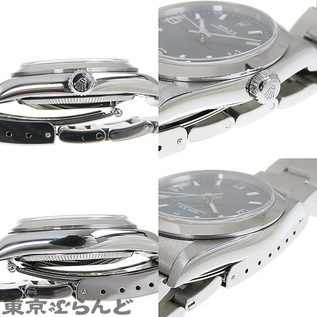 ROLEX（ロレックス） オイスターパーペチュアル 77080 Z番 ブラック SS