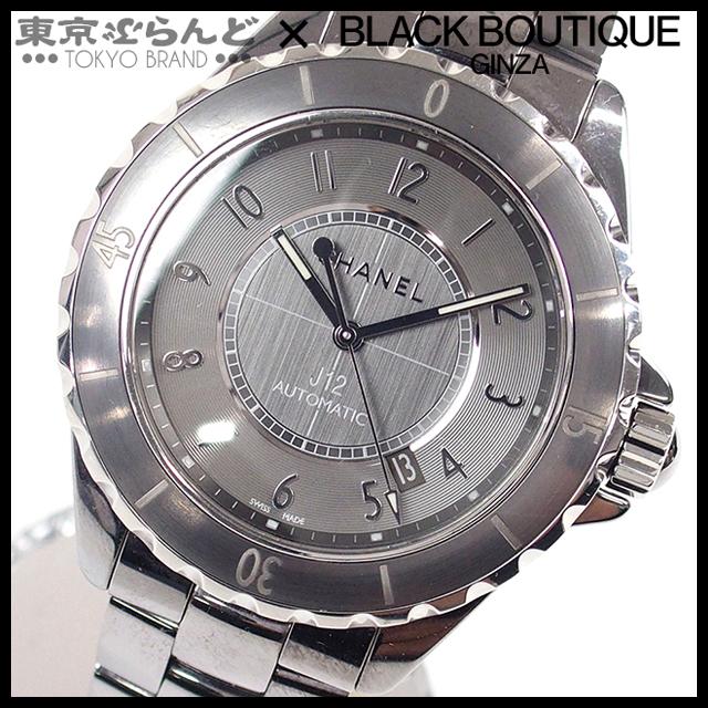 シャネル CHANEL J12 クロマティック レディース クォーツ 腕時計 チタン セラミック グレー文字盤 H2978 中古 新入荷 CH0727 CHANEL - シャネル CHANEL J12 クロマティック レディース クォーツ