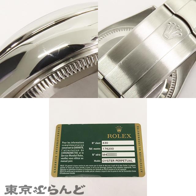 ロレックス オイスターパーペチュアル 176200 SS 自動巻 M番 ロレックス オイスターパーペチュアル 176200 SS AT シルバー文字盤
