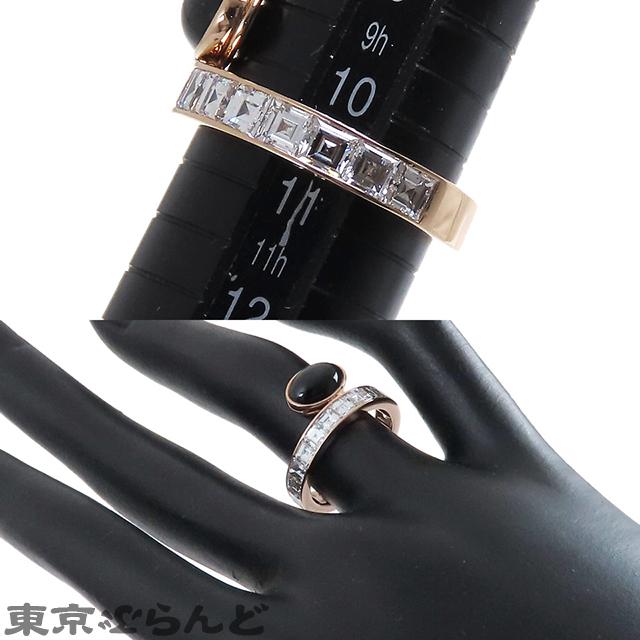 HERMES エルメス ダイヤモンド リング ピンクゴールド K18PG HERMES エルメス ダイヤモンド リング ピンクゴールド K18PG