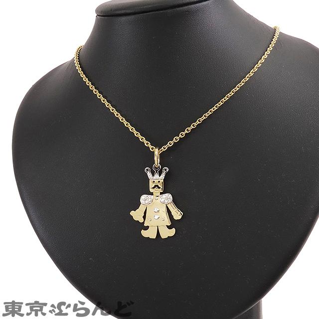 ポメラート Pomellato キングモチーフ ネックレス イエロー ポメラート Pomellato キングモチーフ ネックレス イエロー