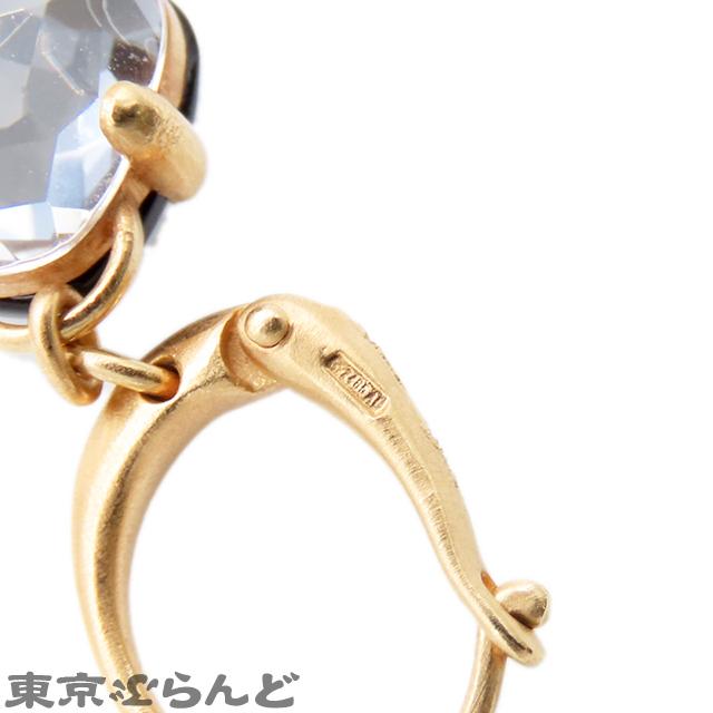 ポメラート Pomellato カプリ ピアス ピンクゴールドxブラック K18PG