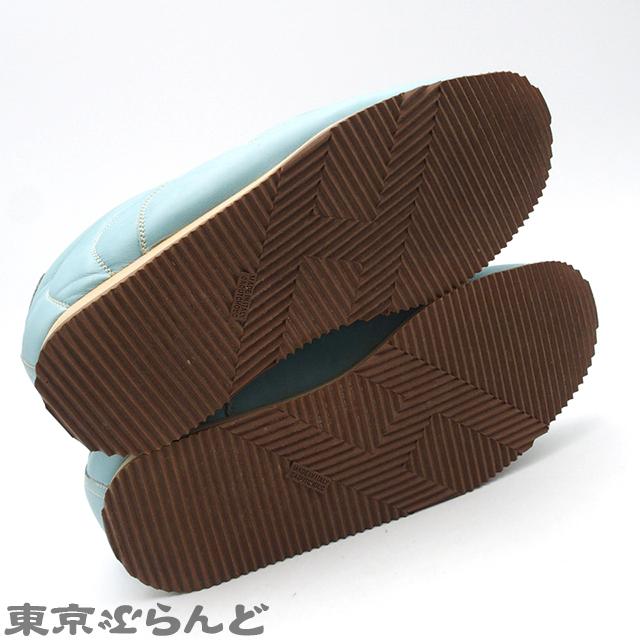 HERMES（エルメス） クイックスニーカー ライトブルー レザー