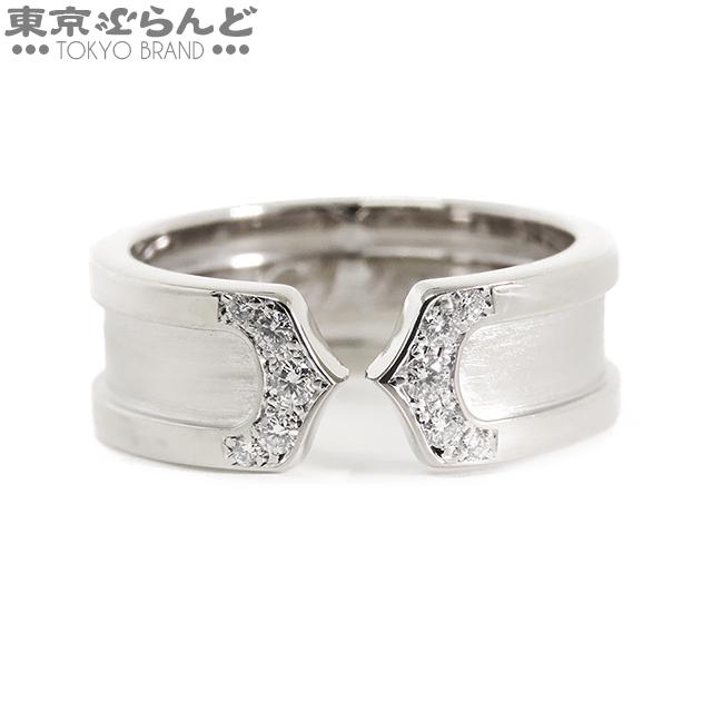 カルティエ CARTIER C2 リング ホワイトゴールド K18WG ダイヤモンド  