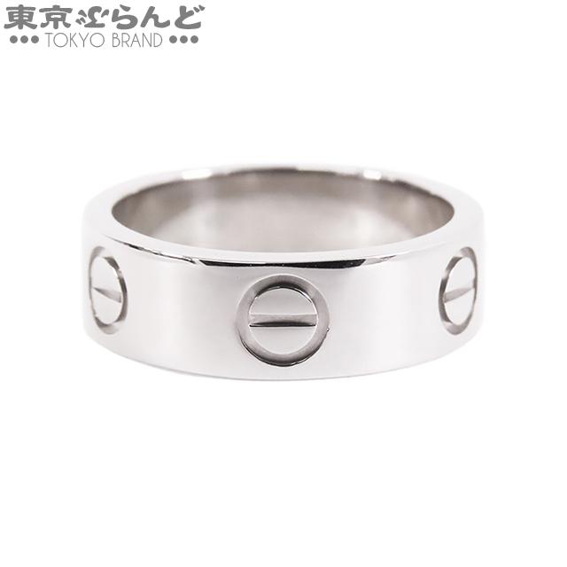カルティエ CARTIER ラブ リング ホワイトゴールド K18WG 9号 