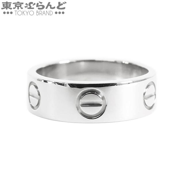カルティエ CARTIER ラブリング ホワイトゴールド K18WG 10号相当 50 