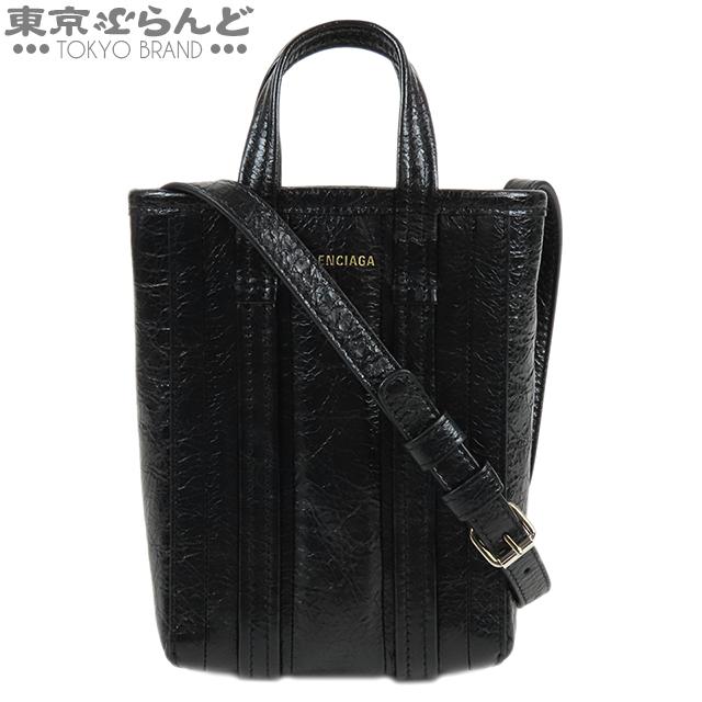 BALENCIAGA バレンシアガ フォンホルダー 693793 ブラック レザー 2WAY 