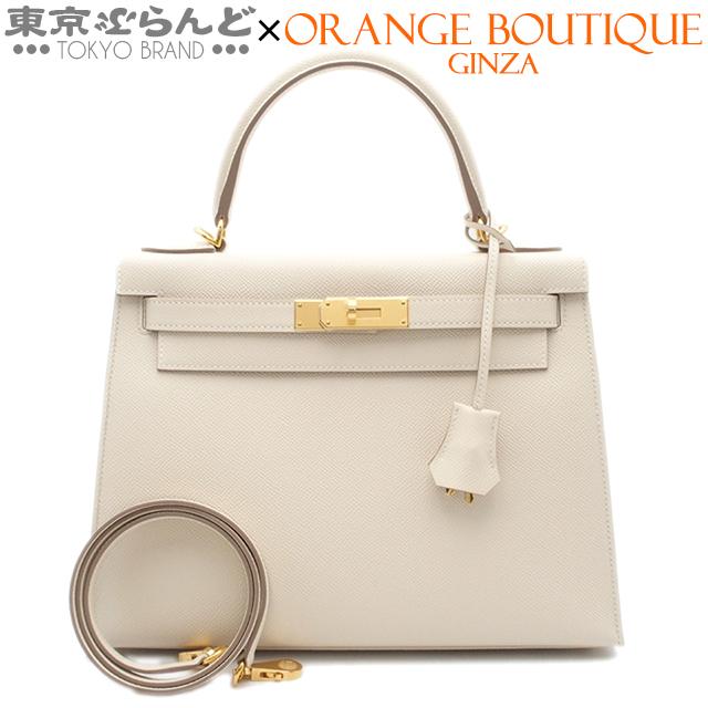 HERMES（エルメス） ケリー 28 外縫 2WAY ハンドバッグ Y刻印 クレ 
