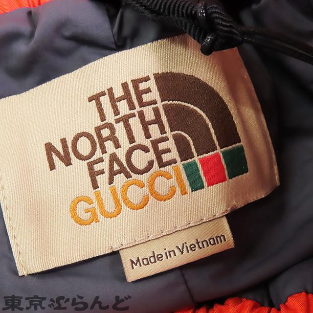 GUCCI グッチ ノースフェイス コラボ ナイロン パンツ オレンジx GUCCI グッチ ノースフェイス コラボ ナイロン パンツ オレンジx