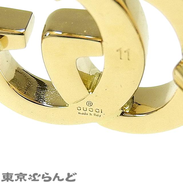 GUCCI グッチ ダブルG リング 525690 イエローゴールド K18YG 10 GUCCI グッチ ダブルG リング 525690 イエローゴールド K18YG 10