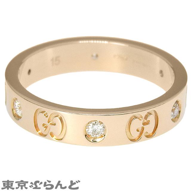 GUCCI（グッチ） アイコン リング 6Pダイヤ ピンクゴールド K18PG