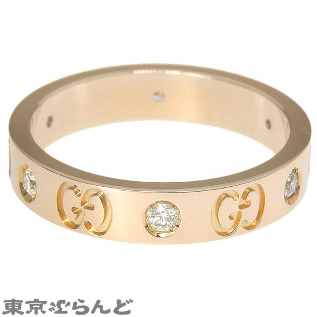GUCCI（グッチ） アイコン リング 6Pダイヤ ピンクゴールド K18PG
