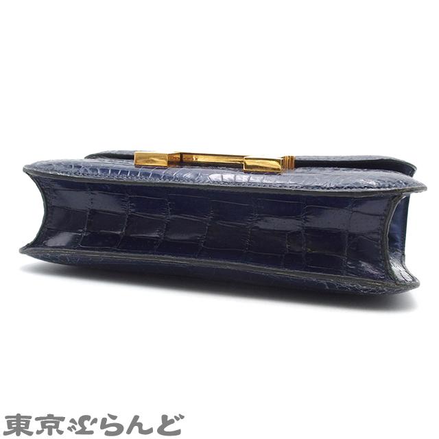 HERMES（エルメス） コンスタンス 23 ブルー系 ゴールド金具 ポロサス