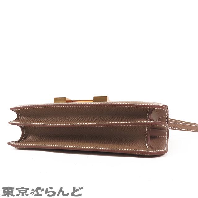 エルメス HERMES コンスタンス3 ミニ 18 U刻印 エトゥープ ローズ 