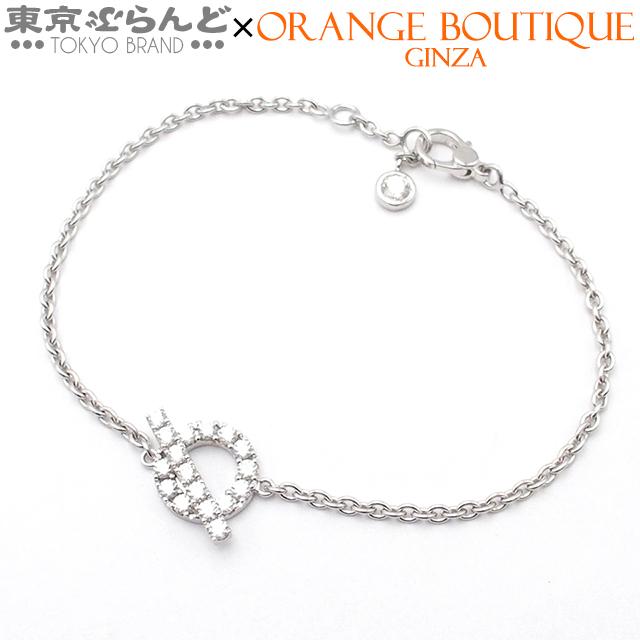 HERMES エルメス フィネス ホワイトゴールド K18WG ダイヤモンド ST  