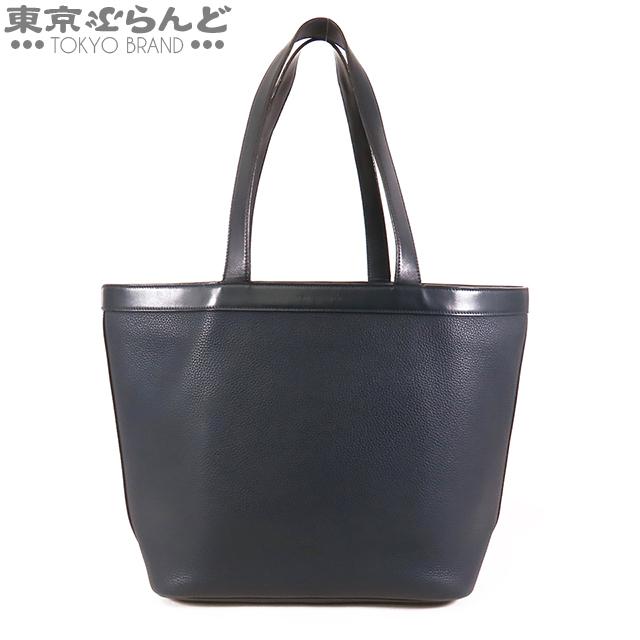 ボナベンチュラ BONAVENTURA エレナ ネイビー 紺 レザー トートバッグ  