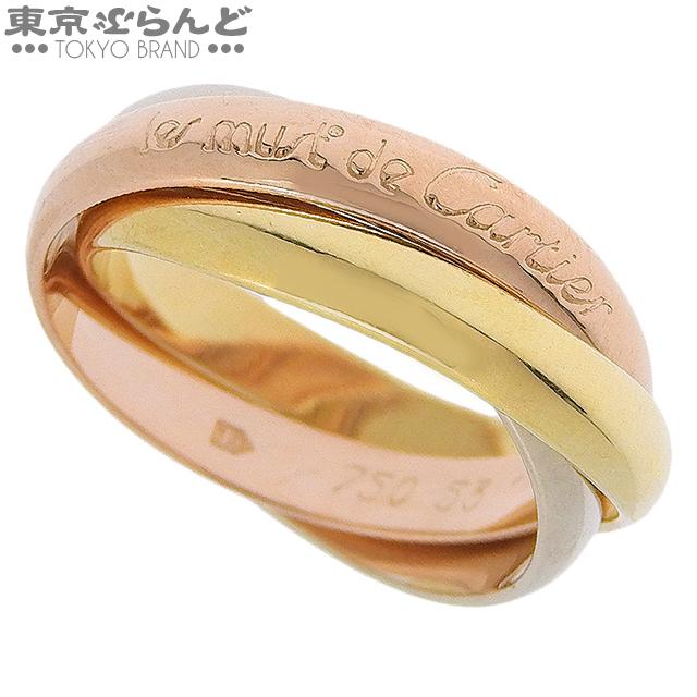 Cartier カルティエ CARTIER トリニティ リング MM スリーカラー  