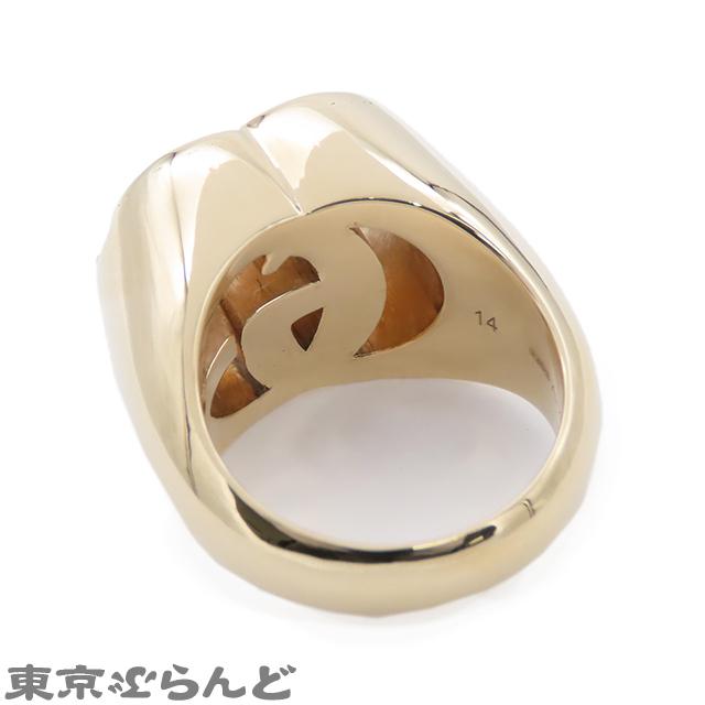 GUCCI グッチ GG ランニング リング イエローゴールド K18YG GUCCI グッチ GG ランニング リング イエローゴールド K18YG