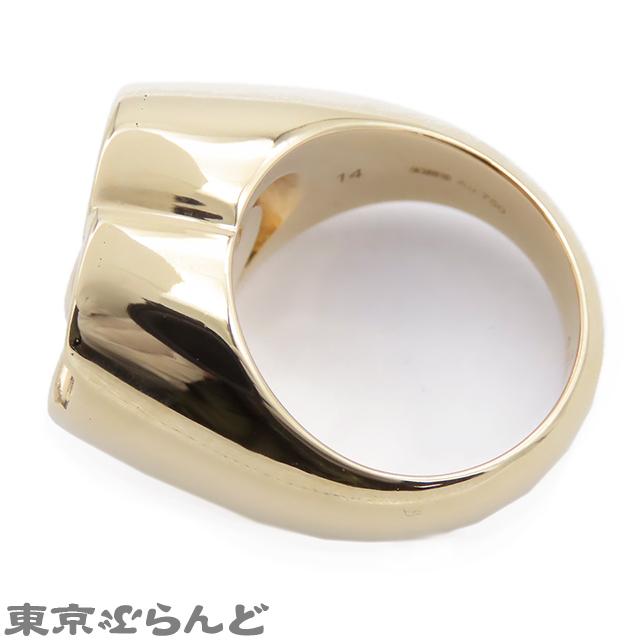 GUCCI グッチ GG ランニング リング イエローゴールド K18YG GUCCI グッチ GG ランニング リング イエローゴールド K18YG