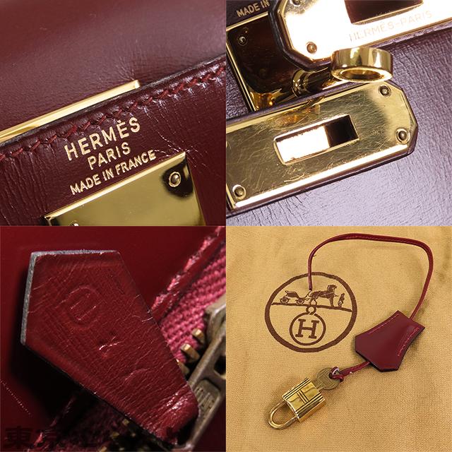 HERMES（エルメス） ケリー 28 〇N刻印 ルージュアッシュ ゴールド金具