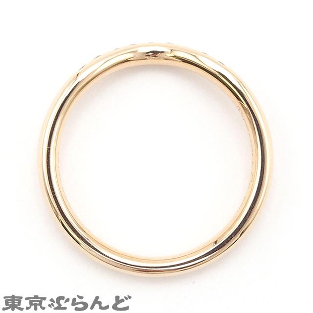 ティファニー TIFFANY&Co. カーブドバンド 9PD リング ピンクゴールド 
