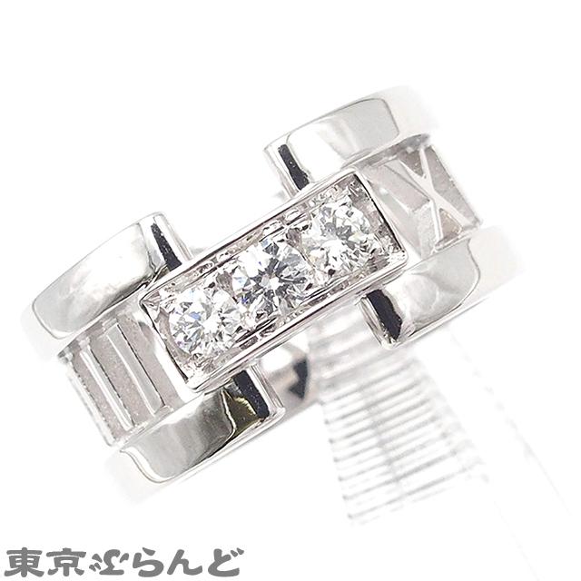 TIFFANY&Co. ティファニー アトラスリング 3P ダイヤモンド ホワイト  