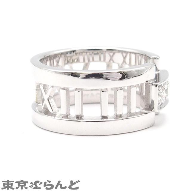 TIFFANY&Co. ティファニー アトラスリング 3P ダイヤモンド ホワイト  