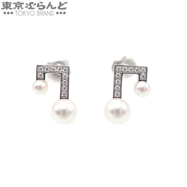 タサキ TASAKI バランス ノート パヴェ ピアス E-3979 ホワイト タサキ TASAKI バランス ノート パヴェ ピアス E-3979 ホワイト