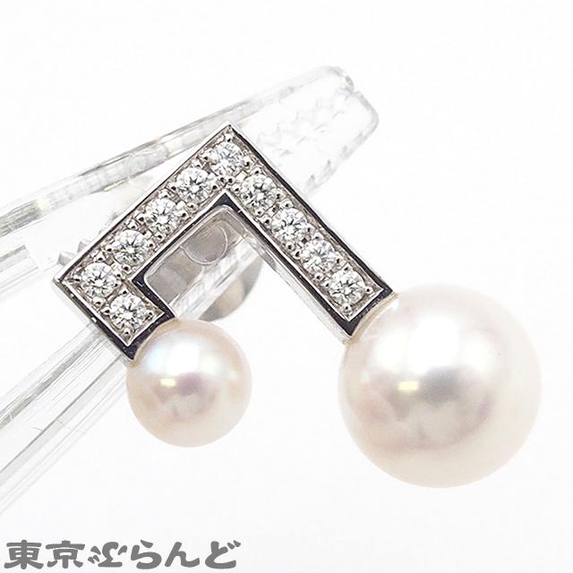 タサキ TASAKI バランス ノート パヴェ ピアス E-3979 ホワイト タサキ TASAKI バランス ノート パヴェ ピアス E-3979 ホワイト