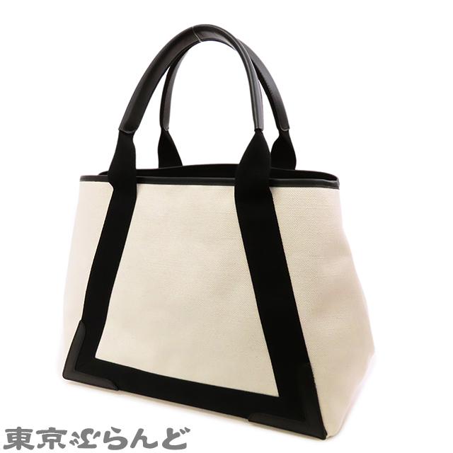 BALENCIAGA（バレンシアガ） ネイビーカバス M 581292 ナチュラルx