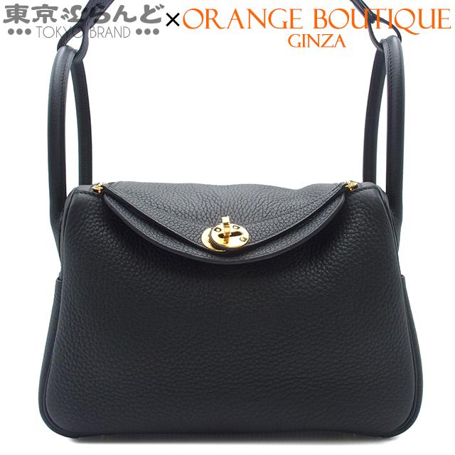 HERMES（エルメス） リンディ 26 W刻印 ブラック 黒 ゴールド金具