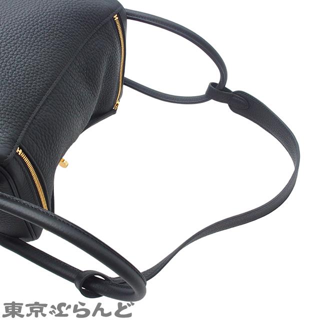 HERMES（エルメス） リンディ 26 W刻印 ブラック 黒 ゴールド金具