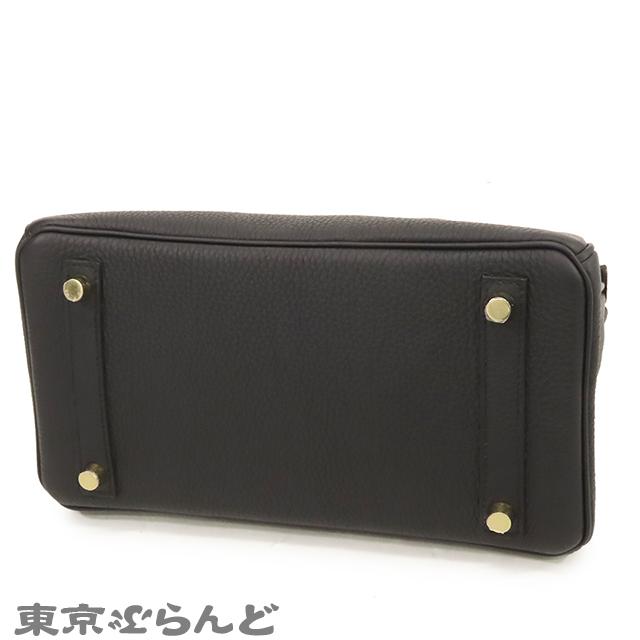 HERMES エルメス バーキン 25 B刻印 黒 ブラック ゴールド金具 HERMES エルメス バーキン 25 B刻印 黒 ブラック ゴールド金具