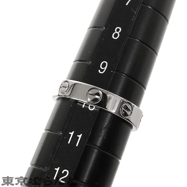 カルティエCartier ミニラブリングK18ホワイトゴールド♯50 10号 Cartier（カルティエ） ミニ ラブリング ホワイトゴールド K18WG 10号