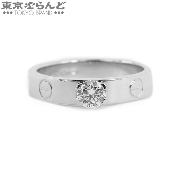 Cartier カルティエ CARTIER ミニラブ ソリテール リング ホワイト 