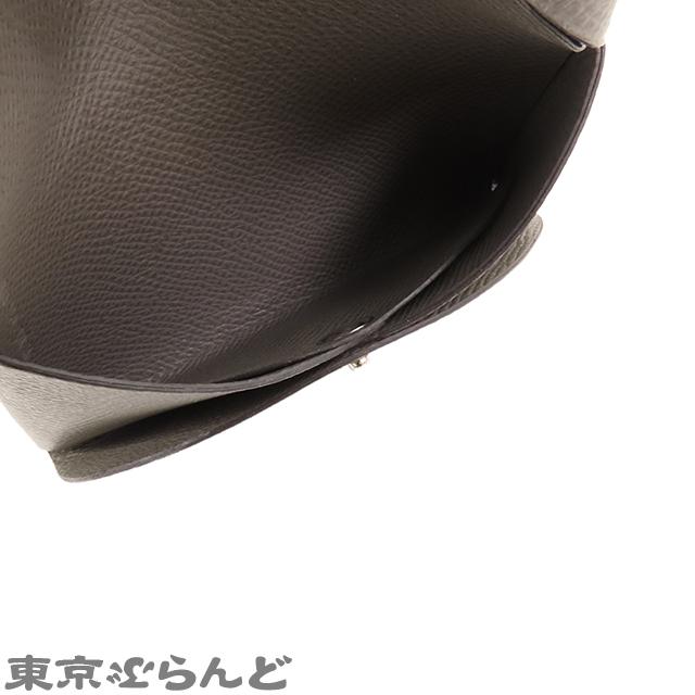 HERMES エルメス カルヴィ デュオ W刻印 エタン シルバー金具 HERMES エルメス カルヴィ デュオ W刻印 エタン シルバー金具