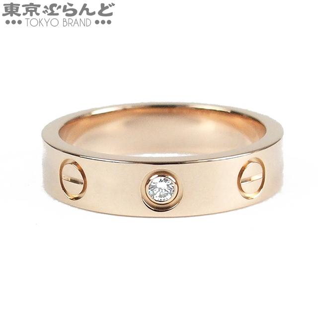 カルティエ CARTIER ミニ ラブリング 1PD ピンクゴールド K18PG  