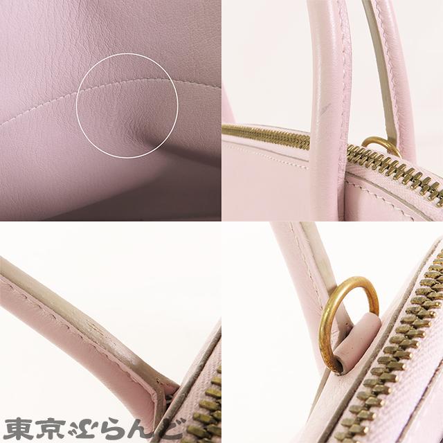 【極美品・希少】HERMES エルメス ショルダーストラップ ローズ系 HERMES（エルメス） ボリード 27 □K刻印 ローズドラジェ シルバー金具