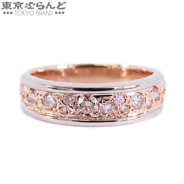 カシケイ KASHIKEY メランジェ リング ホワイトゴールドxピンク  