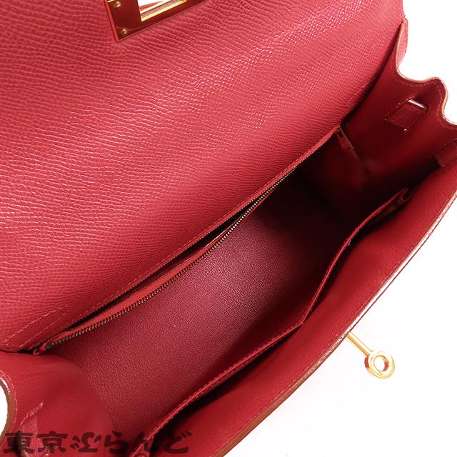 HERMES エルメス ケリー 28 □A刻印 赤 ルージュヴィフ ゴールド HERMES エルメス ケリー 28 □A刻印 赤 ルージュヴィフ ゴールド