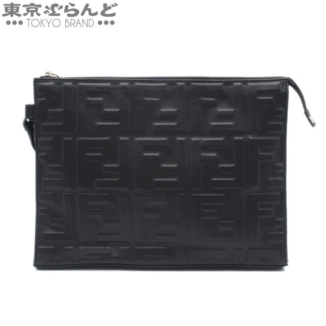 FENDI（フェンディ） ズッカ柄 フラット スリム クラッチバッグ 7VA491 