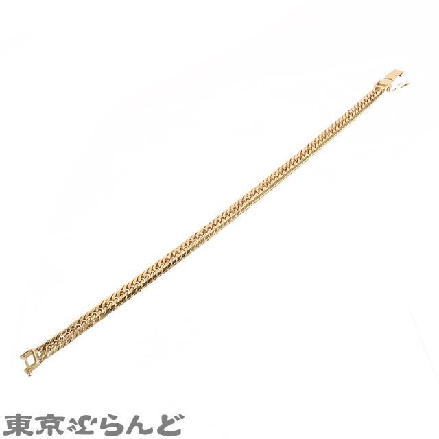 喜平 8面 トリプル ブレスレット イエローゴールド K18YG キヘイ 8面T 