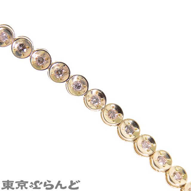 18K YG ダイヤ テニスブレスレット3.74ct ノーブランド ノーブランド no brand テニスブレス イエローゴールド K18YG