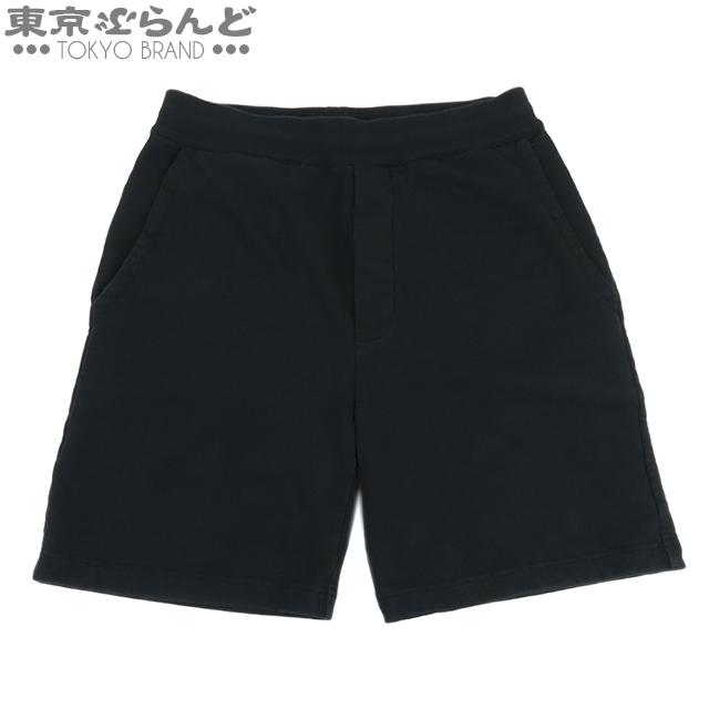 PRADA プラダ ハーフパンツ ショートパンツ ブラック コットン PRADA プラダ ハーフパンツ ショートパンツ ブラック コットン