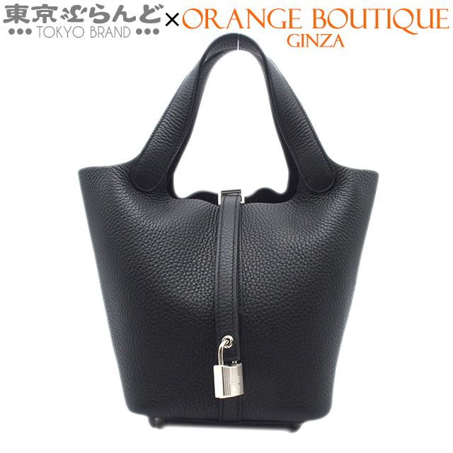 エルメス HERMES ピコタンロック PM W刻印 ブラック トリヨン  