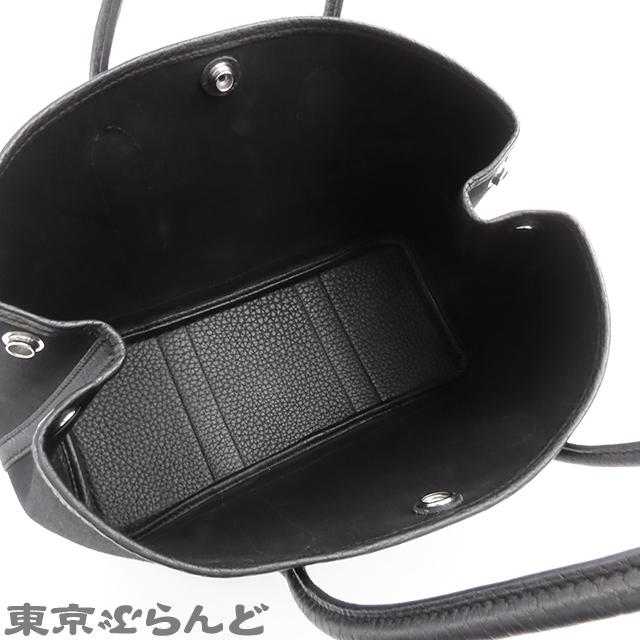 HERMES エルメス ガーデンパーティ TPM □P刻印 ブラック HERMES エルメス ガーデンパーティ TPM □P刻印 ブラック
