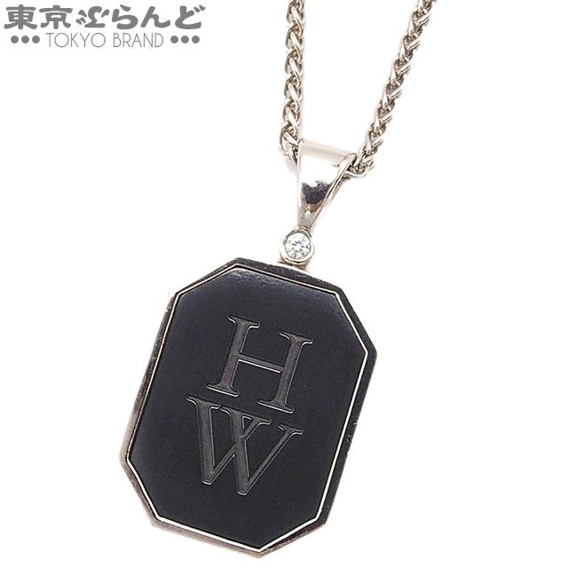 ハリーウィンストン HARRY WINSTON HWロゴ 1PD ネックレス ハリーウィンストン HARRY WINSTON HWロゴ 1PD ネックレス