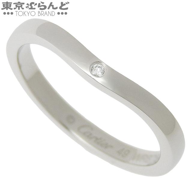 Cartier】プラチナリング/バレリーナ/カーブ/9号(49) 【公式通販】